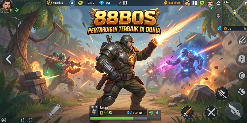 Tampilan gameplay mengesankan dalam 88BOS dengan aksi pertarungan yang mendebarkan.