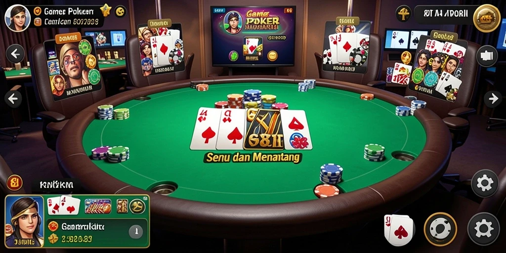 Tampilan bermain poker yang mengasyikkan di 8II.
