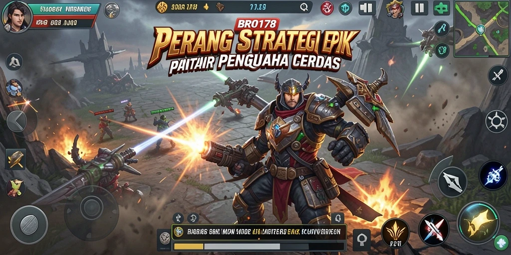 Tampilan utama gameplay BRO178 dengan aksi strategi yang seru.