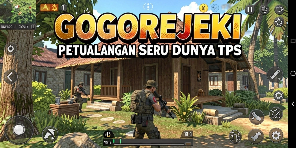 GOGOREJEKI menampilkan aksi menembak yang mendebarkan dalam gameplay TPS.