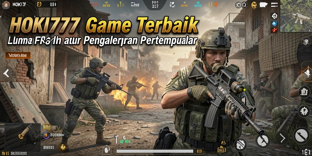 Gameplay FPS HOKI777 dengan aksi tembak-menembak yang mendebarkan.