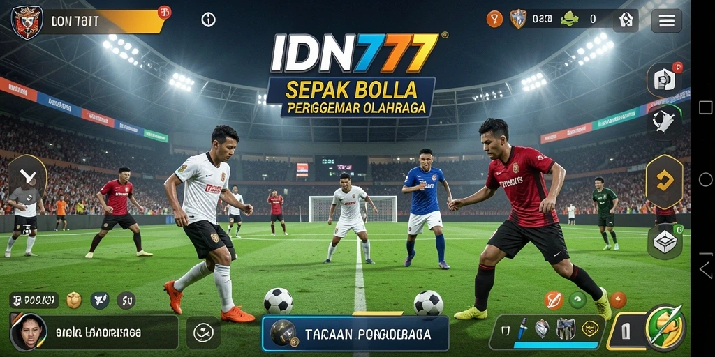 Tampilan gameplay intens dan mendebarkan di IDN777 saat bertanding.