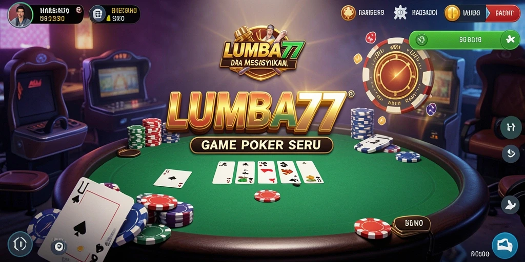 Screenshot gameplay LUMBA77 menampilkan pemain yang berpartisipasi dalam permainan poker.