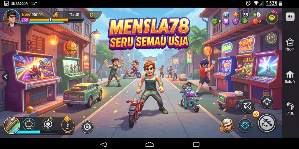 Gameplay MENYALA78 yang penuh warna dan menarik.