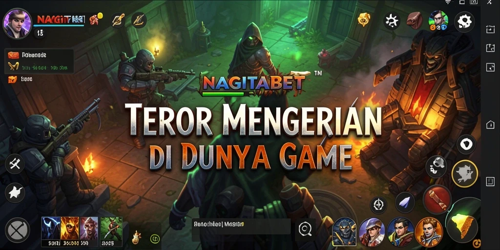 Gameplay menegangkan di NAGITABET yang penuh horor.