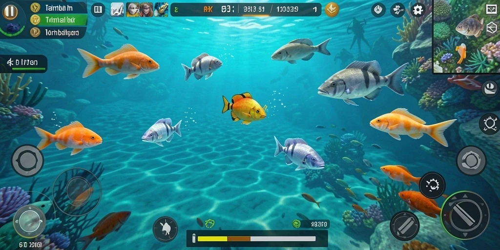 Gameplay seru Tembak Ikan di RK77 dengan grafis memukau.