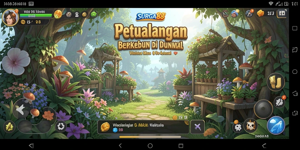 Tampilan gameplay SURGA88 yang menarik dalam dunia pertanian.